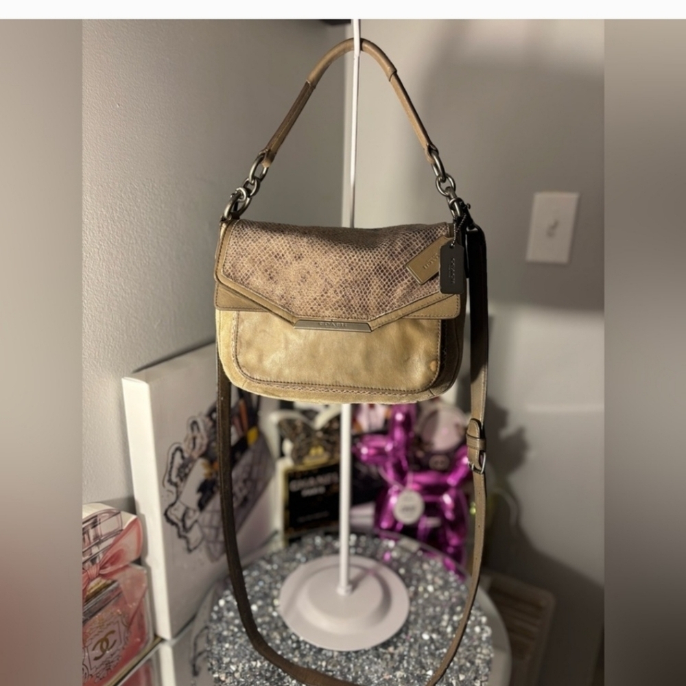 Coach #F33396 Tan Brown Bag